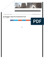 33 Prepper Uses For Aluminum Foil: Categories