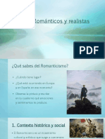 Tema 3. Románticos y Realistas.