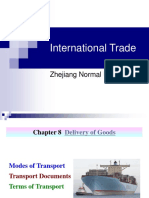 International Trade: Zhejiang Normal University