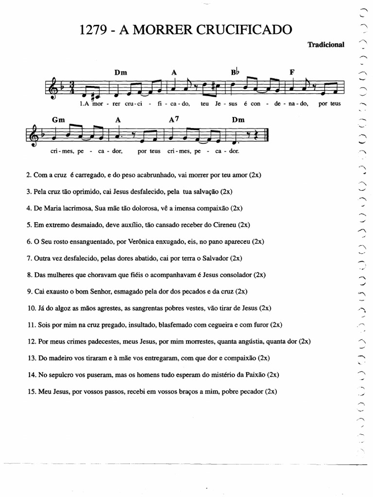A Morrer Crucificado (Via Sacra) - Part PDF | PDF