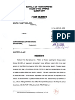 First Division: Repub Ic of The Philippin S Court O Tax Appeals Quezon City