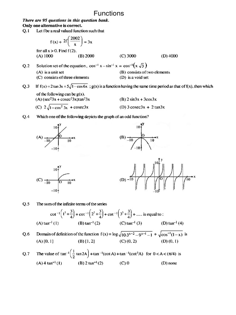 Functions Assignment | PDF