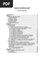 Causas de Las Tutelas en Salud PDF