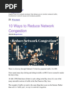 10 Ways To Reduce Network Congestion: Capsa Free