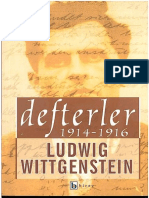 349289268 Ludwig Wittgenstein Defterler 1914 1916 PDF