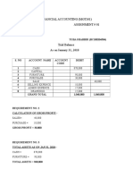 Financial Accounting (Mgt101) Assignment # 01: TUBA SHABBIR (BC180204584)