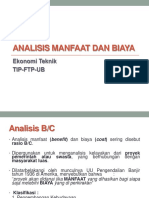 Ekotek Analisis Manfaat Dan Biaya