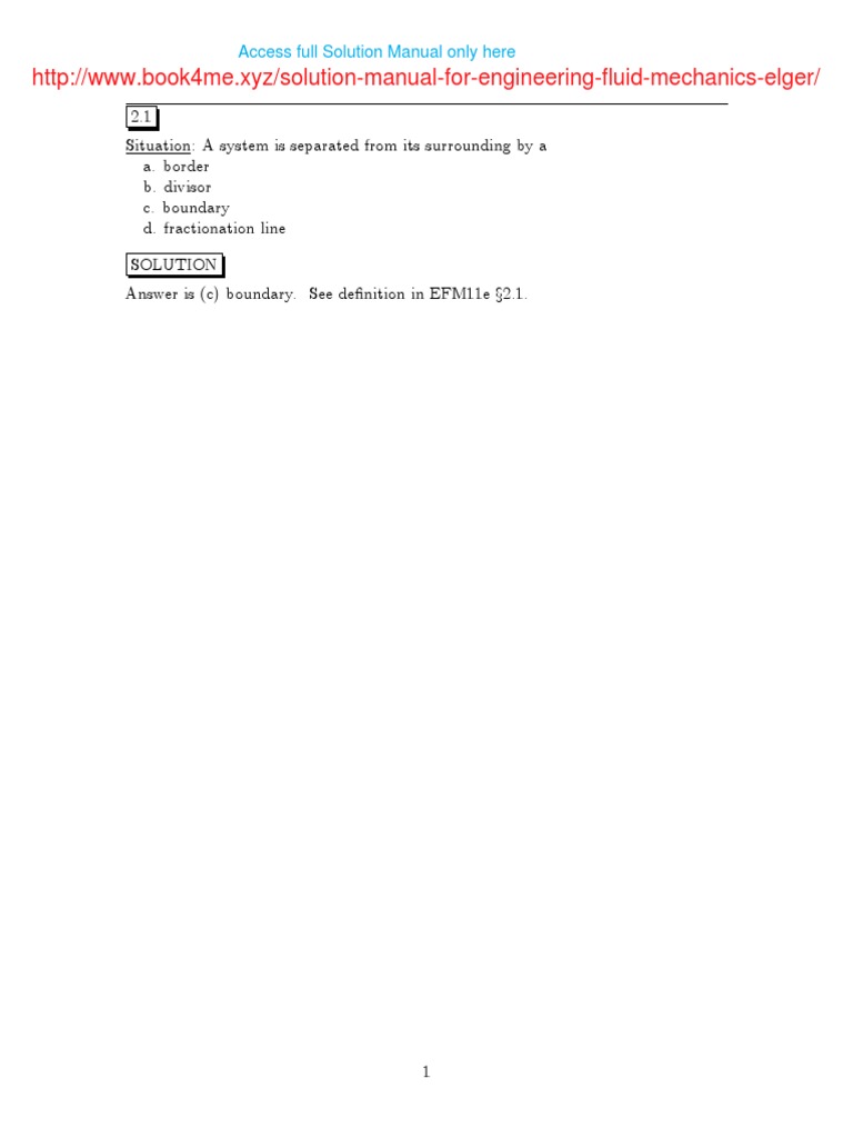 Wie zoon Calligrapher Solution Manual For Engineering Fluid Mechanics 11th Ed - Donald F. Elger,  Barbara A. LeBret, Clayton T. Crowe, John A. Robertson | PDF | Viscosity |  Density
