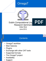 Omegat: Dublin Computational Linguistic Research Seminars