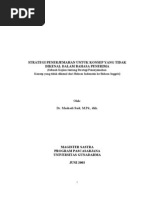 Download Strategi Penerjemahan Untuk Konsep Yang Tidak Dikenal Dalam Bahasa Penerima by M Khoirul Fatikhin SN39528262 doc pdf