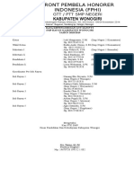 Data Kepengurusan GTT Dan PTT