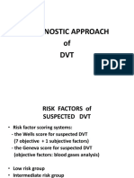 Diagnostic Approach of DVT
