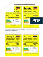 Etiquetas de eficiencia energética para equipos de aire acondicionado y refrigeración