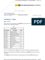 Unit Injector - Adjust