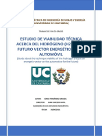 Estudio de Viabilidad Técnica Acerca Del Hidrógeno (H2) Como Futuro Vector Energético en El Automóvil