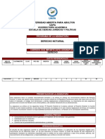 Programa de La Asignatura Derecho Notarial Uapa