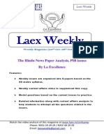 Laex Weekly magazine analysis