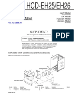 HCD-EH25/EH26 Service Manual Supplement