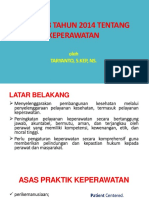 PAPARAN UU NO 38 TAHUN 2014 KEPERAWATAN.ppt