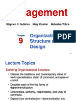 FOM CH 9 Org Structure and Design