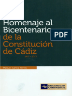 Homenaje al bicentenario de la Constitución de Cádiz 1813-2013