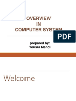 IN Computer System: Prepared By: Yousra Mahdi