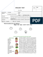 English Test: First Term