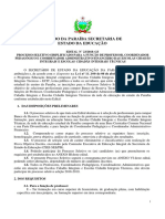 Processo seletivo para professores e coordenadores de escolas cidadãs