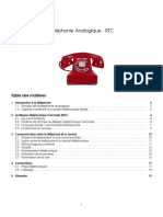 Téléphonie Analogique - RTC: Table Des Matières