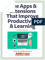 Free Apps and Extensions That Improve Productivity Learning