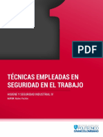 Técnicas de seguridad en el trabajo