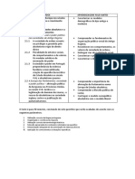 MATRIZ DE CONTEÚDOS - teste 1 11º ano