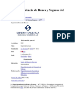 Superintendencia de Banca y Seguros Del Perú