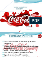 Holisitc Marketing of Coco Cola