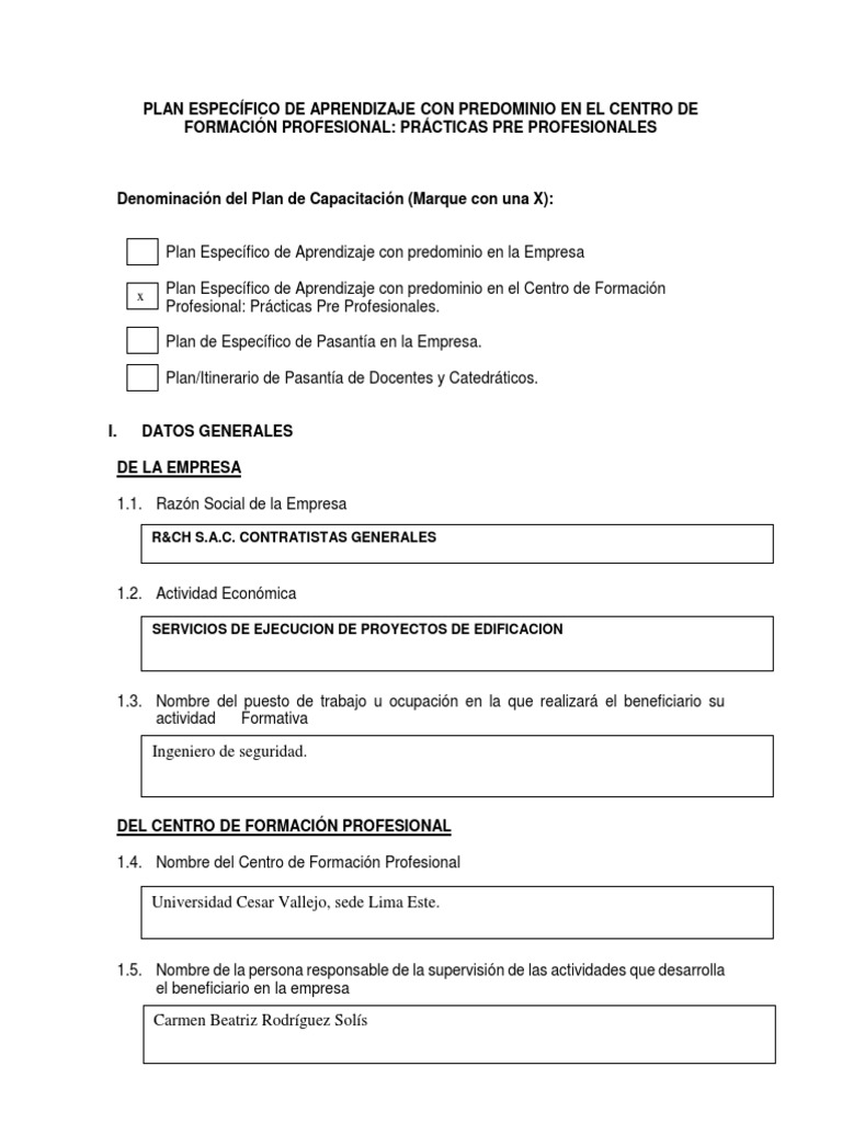 Plan de Aprendizaje | PDF | Evaluación | Business