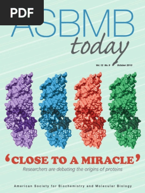 Asbmbtoday 2013 10 Pdf Proteins Biochemistry