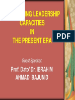 Unleashing Leadership Capacities