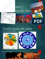 Tradiciones y Costumbres de Asia