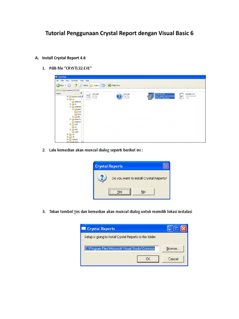 Download Crystal Report Vb6
