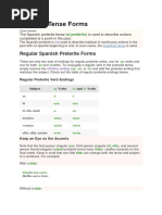 Preterite Tense