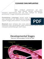 Fertilisasi, Cleavage&Implantasi