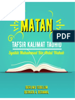 MATAN Tafsir Kalimat Tauhid