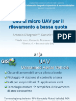 D'Argenio Sarazzi - Uso Di Micro UAV Per Il Rilevamento a Bassa Quota