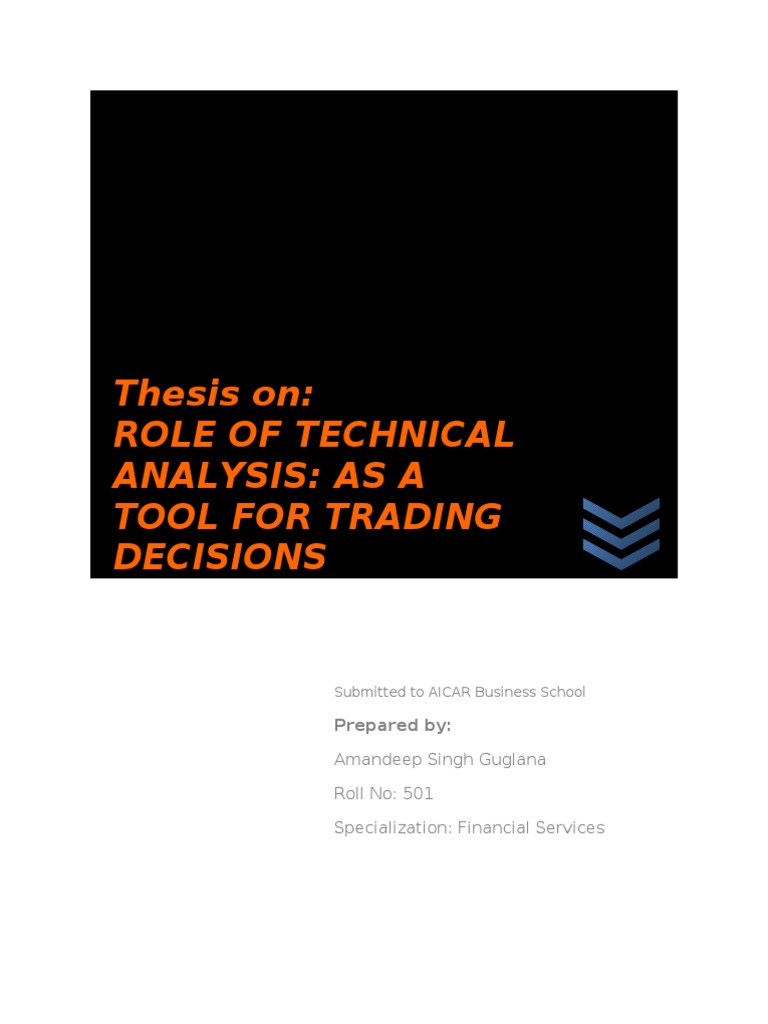 Role of Technical Analysis As A Tool For Trading Decisions | PDF ...