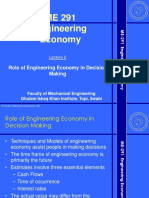 ME 291 Engineering Economy