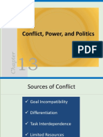 Conflict, Power and Politics