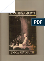 Unica Revolutie J. Krishnamurti
