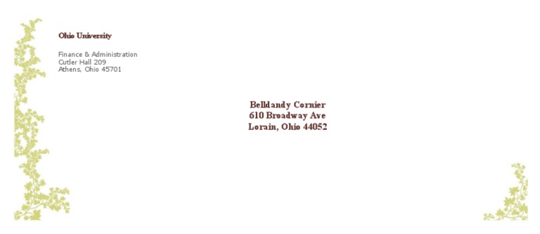 Envelope | PDF