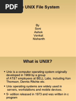 The UNIX File System