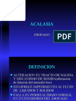 1 ACALASIA